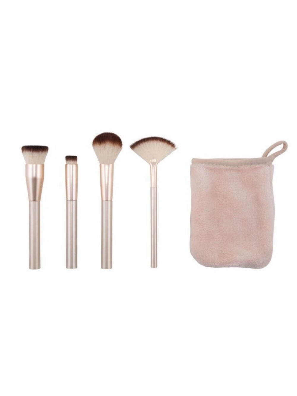 Candie Couture 5 Pc Flawless Face Brush & Mit Set by Margaret Josephs NIB